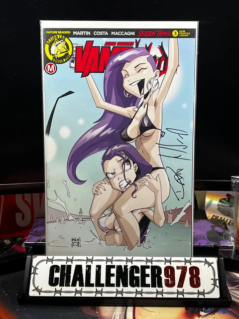 VAMPBLADE #3 Dan Mendoza SIGNED Trade-Dress w/ COA