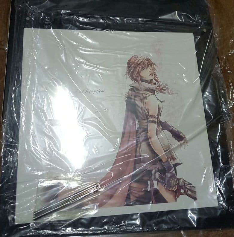 ライトニング オリジナルイラストプレートファイナルファンタジーXIII Final Fantasy XIII Lightning Original Illustration Plate Artwork