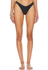 L Space Cabana Bikini Bottom Bitsy Cut Black Size XS BNWT