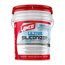 5 Gal Ultra Siliconizer Roof Sealer Reflective White Acrylic Elastomeric Sealer