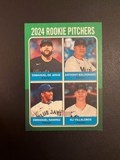 2024 Topps Heritage High Number Rookie Pitchers #618 Green Border SP