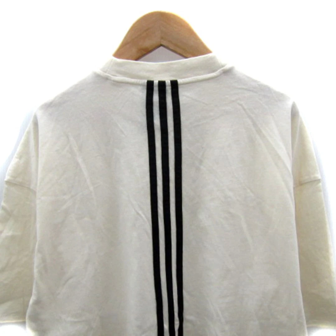Adidas One Piece Mini Lunghezza Manica Corta Girocollo 3 Linee S Off White SY47 Usate