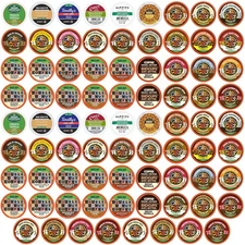 Crazy Cups Decaf Flavored Coffee Variety Pack, Great Mix 80 Count (Pack of 1) 