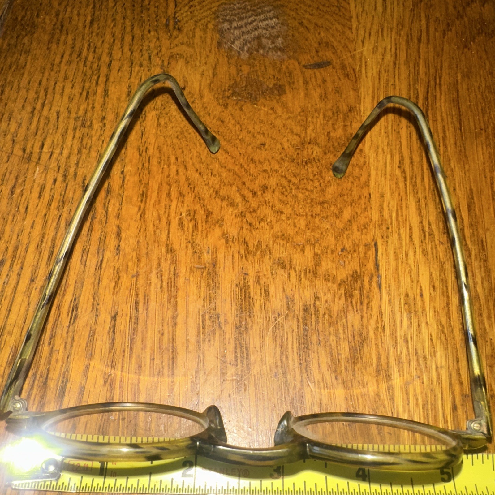 1920? Library Spectacles Round Tortoise Celluloid… - image 18