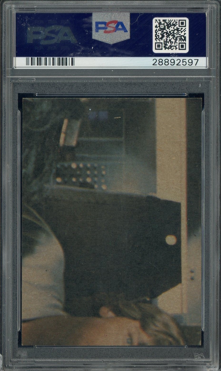 1977 Topps Star Wars #26 A Horrified Luke Sees His Family Killed PSA 8 view 2