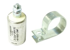 1x Z&uuml;nd Kondensator mit Schelle pas. f&uuml;r Kondi MZ ETZ TS ES RT 150 250 125 251