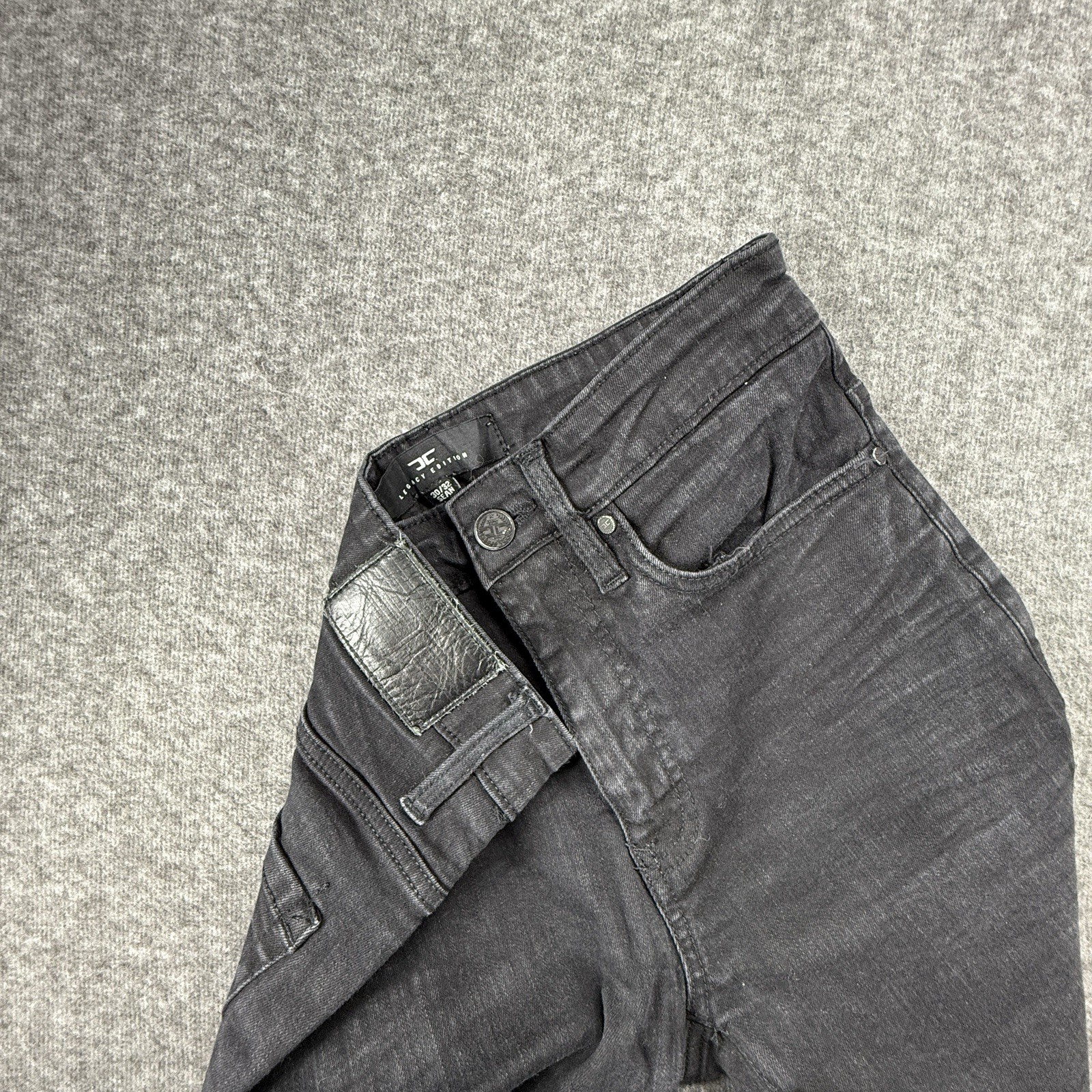 JORDAN CRAIG Mens Skinny Jeans Black Size 30x32 Stretch Sean Denim Casual