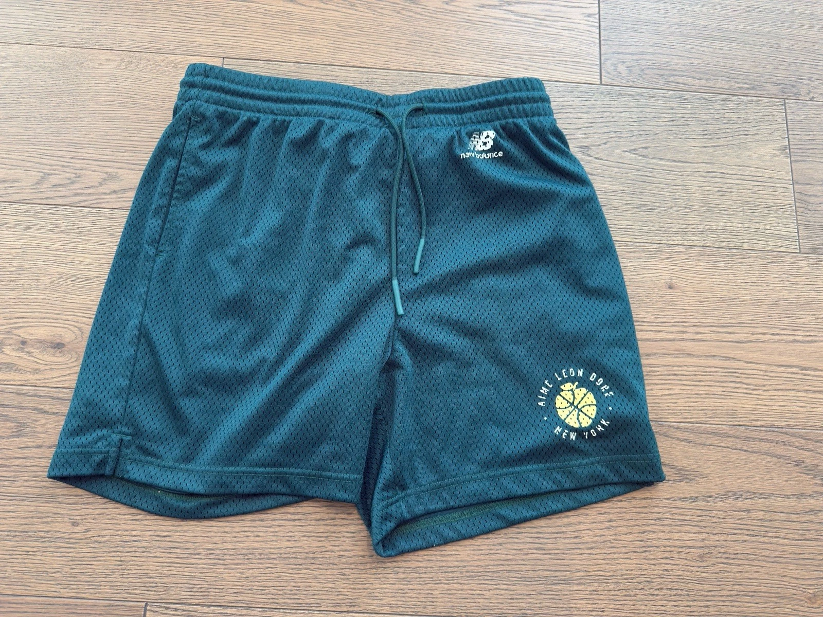Pantaloncini basket New Balance x Aime Leon Dore verde foresta maglia uomo taglia L