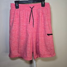 Athletic Works Boys Red/ white Knit Shorts XL 14-16 DriWorks