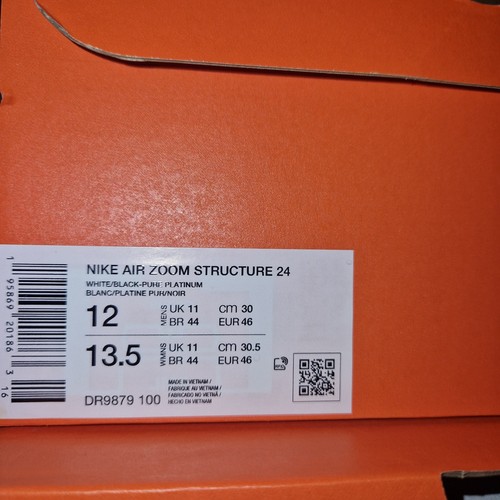 Nike Air Zoom Structure 24 Mens Trainers - UK sizes NEW ✅️ RRP £109 - DR9879100 - Picture 16 of 18