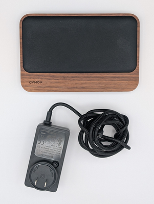 #ad Nomad Base Station Hub Edition Qi Wireless Charging Station Leather Walnut $34.95