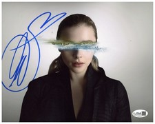 Chloe Grace Moretz Signed 8x10 Photograph The Peripheral Autographed JSA COA