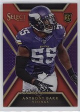 2014 Panini Select Rookies Red Prizm 23/99 Anthony Barr #104 0c3