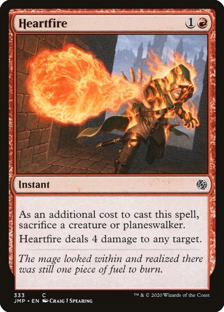 Heartfire - [JMP - 333] - NM - MTG - Jumpstart