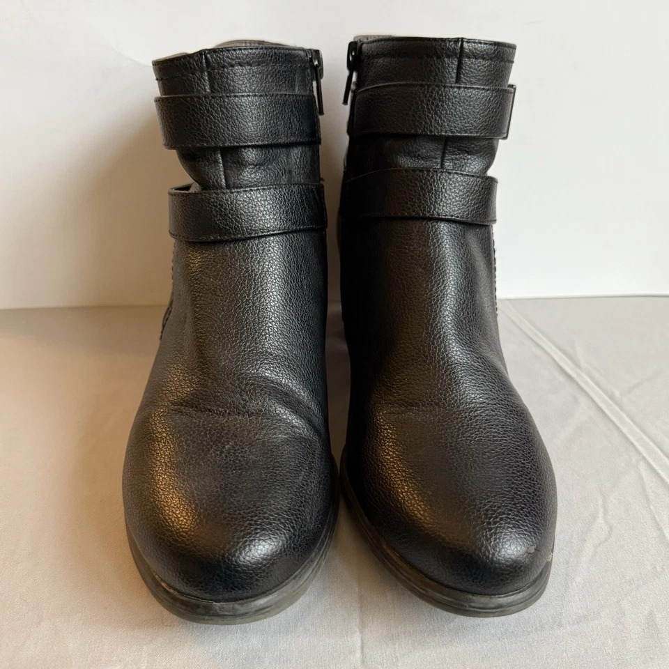 Botines para mujer Natural Soul by Naturalizer Karmen Moto 7M negros Foto 4 de 4