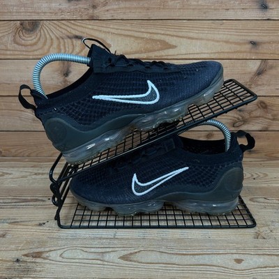 Nike Turnschuhe Damen Größe UK 3,5 Air VarpoMax 2021 Flyknit Schwarz Silber Schuhe