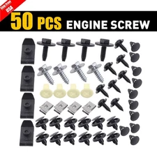 50 X For Toyota Lexus Under Engine Cover Clips Underbody Mudguard Shield Screws