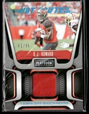 2020 Panini Playbook #HR-OJ O.J. Howard Hot Routes Platinum #/99