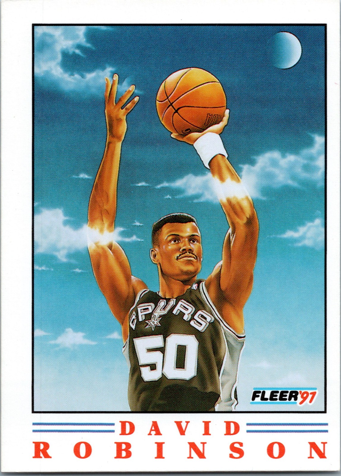 1991-92 Fleer Wheaties #72 David Robinson San Antonio Spurs