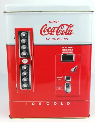 Coca Cola Tin 1997 Have A Coke Drink Coke Cola In Bottles Vintage Collecticle