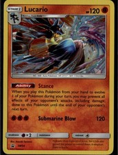 Carta Pokemon Lucario Promo SM Promos SM54 Fighting Holo