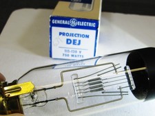 DEJ projector lamp Boxed NOS Sylvania bulb 750 watts / 120 volts