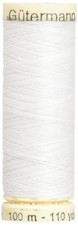 Gutermann Sew-All Thread 110 Yards Color 20 White All Purpose Polyester