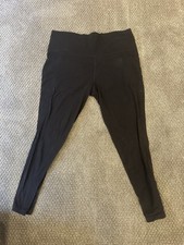 Athleta Black High Rise Pocket Leggings Athletic Activewear Workout Pants Sz XL
