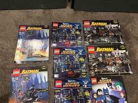 Lego Batman and DC Superheroes instructions Lot: 2X 7782, 7785,6860,6863,7781+