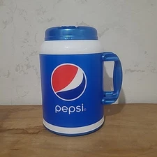 PEPSI® 64 OZ Whirley Jumbo Travel Mug W/Lid & Handle-NO Straw-Clean-VGUC*