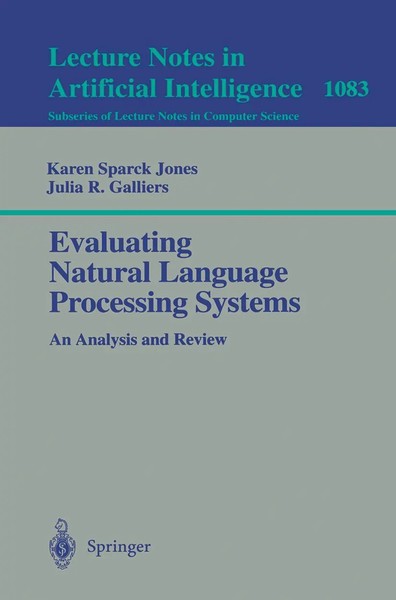 Karen Sparck Jones (U. A.) | Evaluating Natural Language Processing Systems | Xv-image