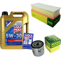 Mann Inspektionspaket Liqui Moly 5L 5W-30 FüR Vw Sharan 1.4 Tsi Jetta Iv