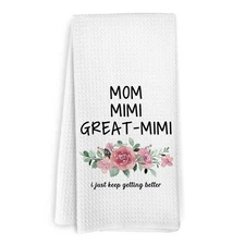 16x24in Mom Mimi Great Mimi Kitchen Towels Mother's Day Birthday Gifts
