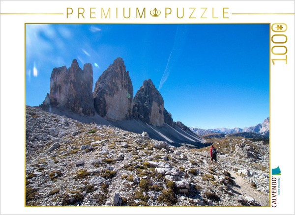Calvendo Puzzle Three Peaks, Dolomites, Italy | 1000 Pieces, Finished Size 25.2-image
