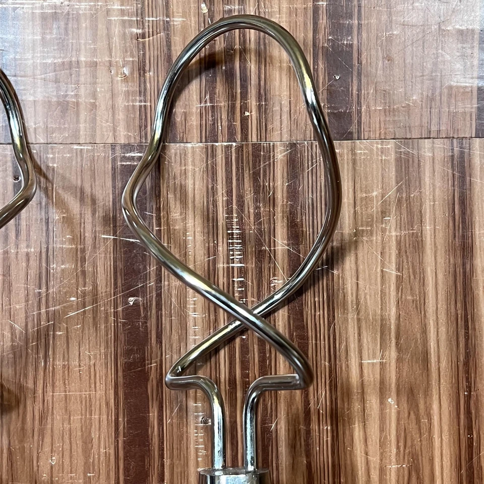 KitchenAid Mixer Dough Hook Beaters Replacement Metal Pair Stand Mixer - image 4 of 4