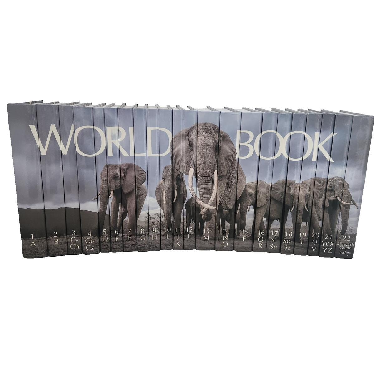 World Book Encyclopedia 2020 Complete Set Elephant Cover Full Run