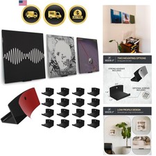 Adhesive Vinyl Wall Mount 16-Pack   Strong Hold Record Holder Wall, Record-Sa...