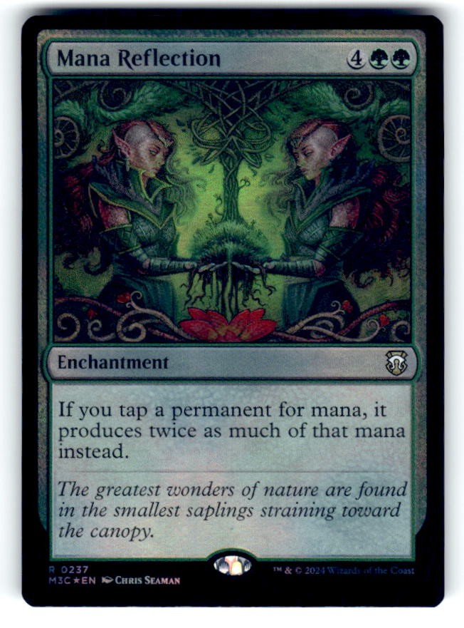 Commander: Modern Horizons 3 #237 Mana Reflection (Ripple Foil) Foil