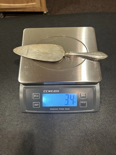 Sterling Silverware Cake Pie Server Sterling Handle Towle?