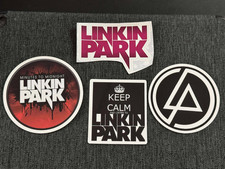 Lot 4 LINKIN PARK 1 7/8" to 2 7/8" Band Logo STICKERS Fast FREE SHIP Chester