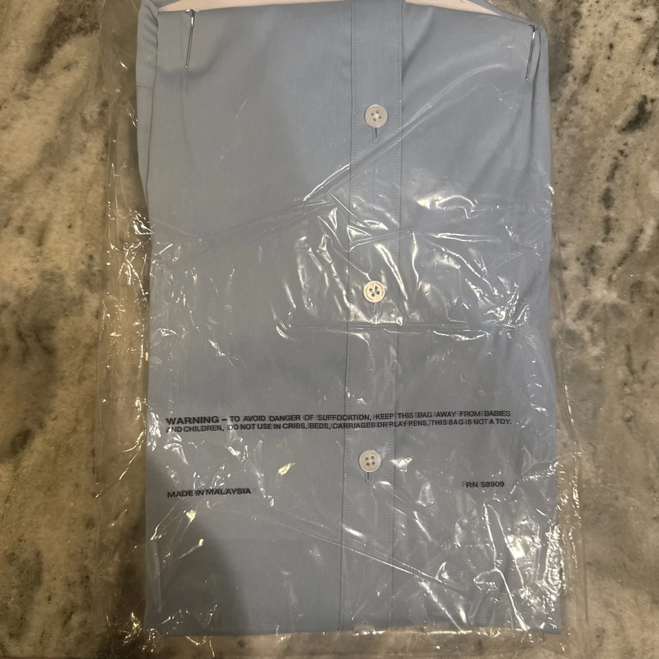 Camisa de vestir Tommy John para hombre con botones manga larga talla 16,5 34/35 Foto 2 de 4