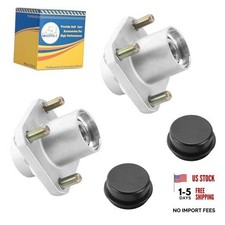 2 Pack Front Wheel Hub Assembly Kit for Club Car DS 1974-2003 Gas Electric