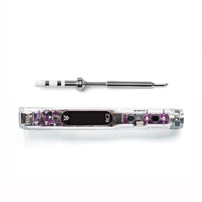 HGLRC RC2 Soldering Iron Kit 65W 24V Portable Outdoor OLED Digital Display In...