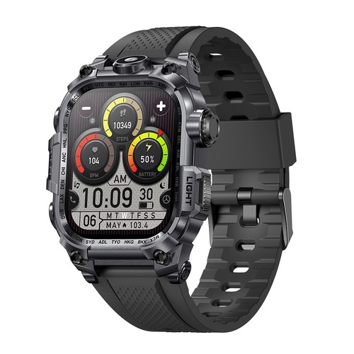 2.01'' Smart Watch for Men's Waterproof Bluetooth Smartwatch for iPhone/Android - Picture 24 of 25