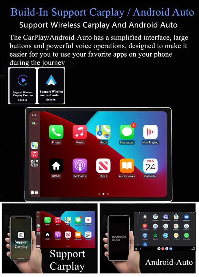 13.3'' Wireless Carplay GPS Stereo Navigation For Mercedes-Benz Sprinter 2018-24 - Image 2 of 4