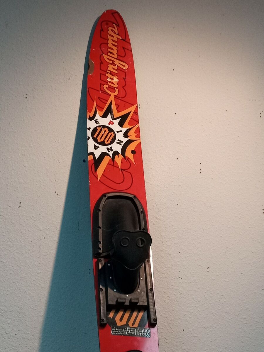 Vintage Cut N Jump Pinnacle 100 Slalom Water Ski Adjustable Vintage Cut N Jump Pinnacle 100 Slalom Water Ski Adjustable