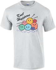 Knit Happens - pun t-shirt
