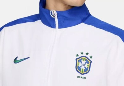 Nike Brazil 1998 Reissue Soccer Replica Track Jacket Men Nike Brazil 1998 Reissue Soccer Replica Track Jacket Men