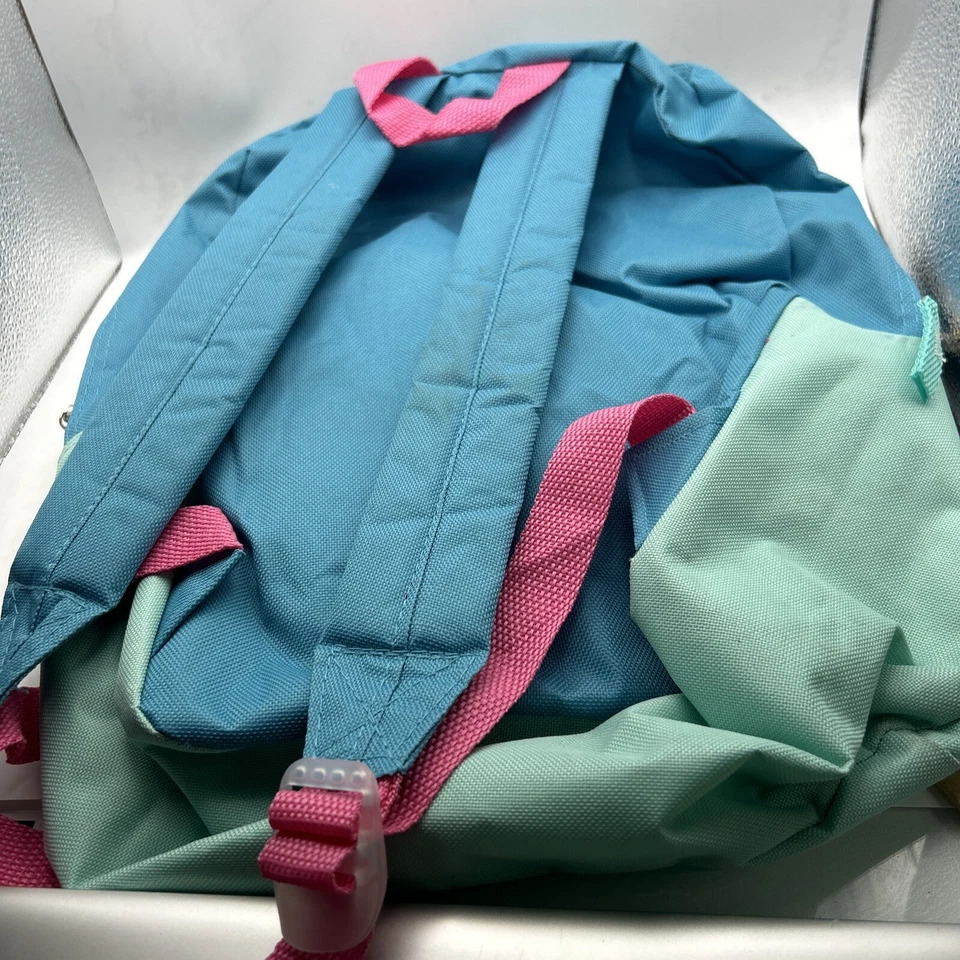 Mochila Trailmaker clássica leve viagem escolar azul nova sem etiquetas - Imagem 2 de 4