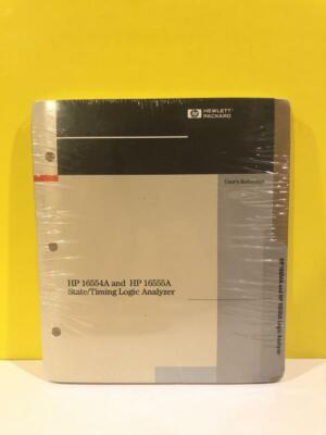 HP 16555-97005 16554A and 16555A State/Timing Logic Analyzer User's Reference